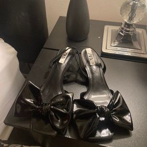 Black Zara Bow Shies